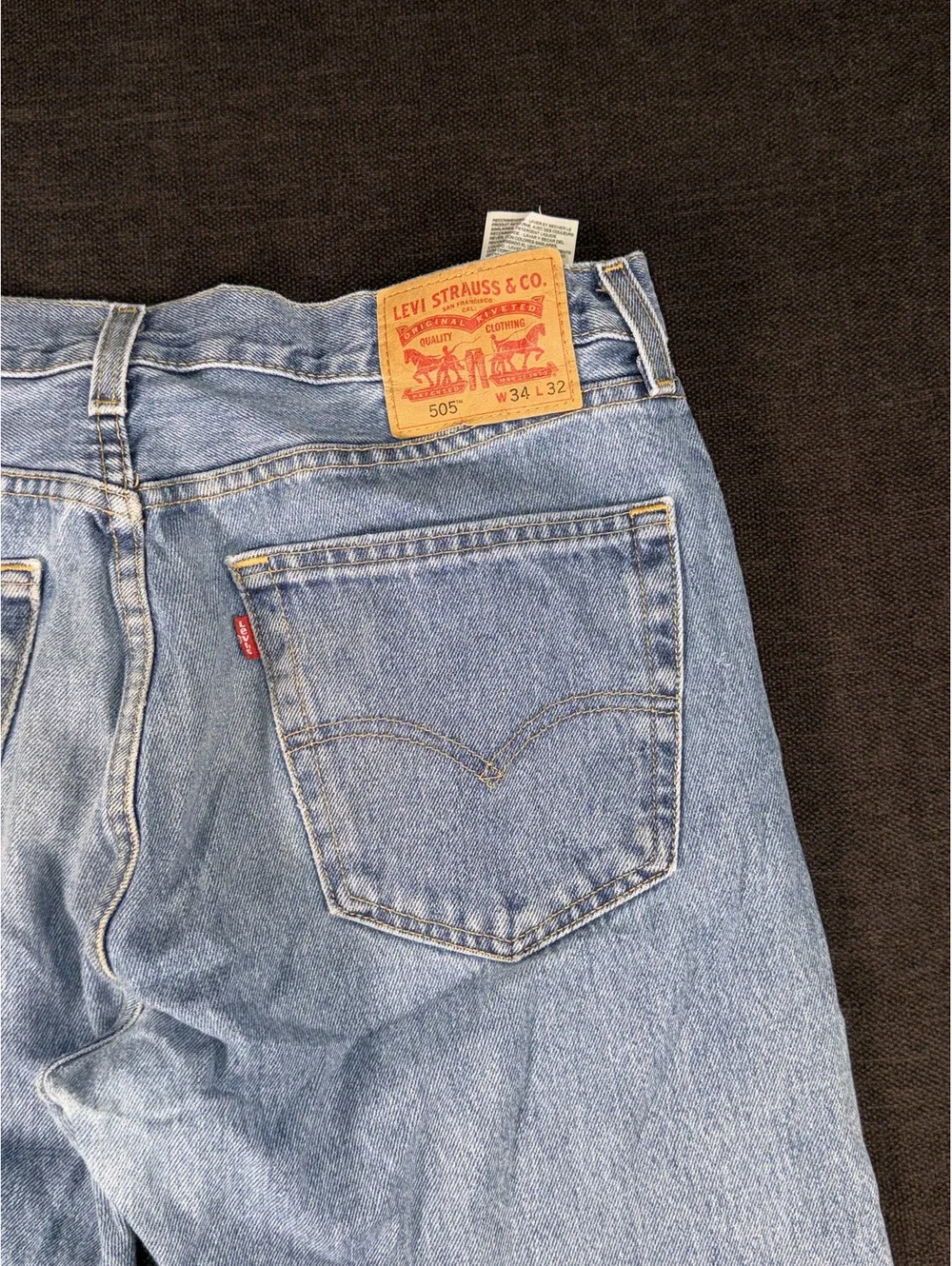 Levi's Men's Light Blue Denim Jeans W34 L32